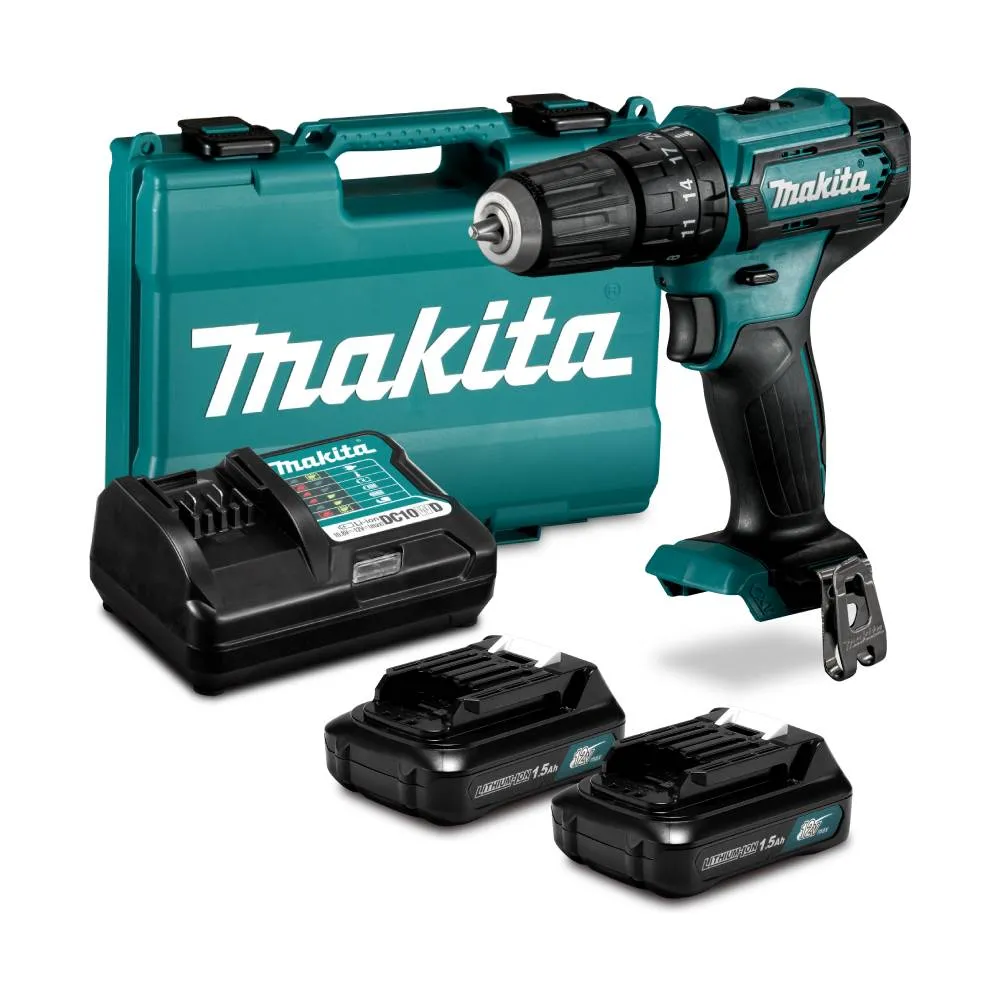  Taladro atornillador percutor 12V 10mm Makita HP333DWYE